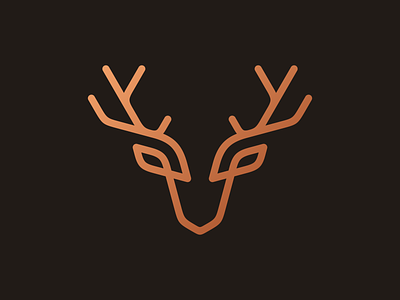 Deer antlers logo.