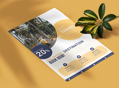 Travel Flyer Vol.1 branding flayer graphic design template travel