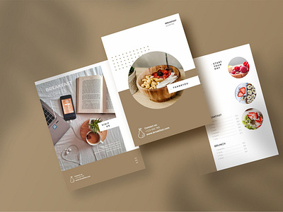 Minimalist Menu Book