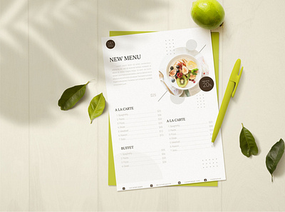 Food Menu Flyer branding food graphic design menu template