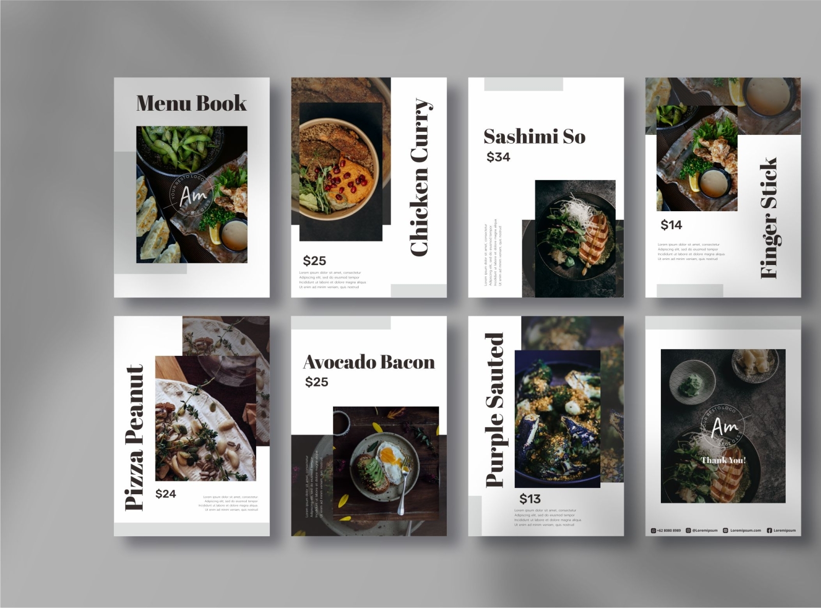 Menu Book Vol.2 by AM Studio on Dribbble