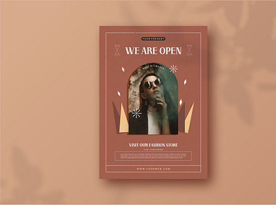 Fashion Store Flyer branding fashion flyer graphic design poster promotion store
