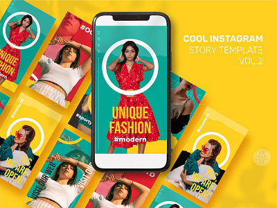 Cool Instagran Story Template branding graphic design instagram promotion