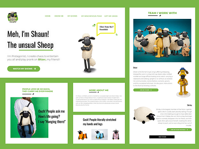 Portfolio of Shaun the Sheep