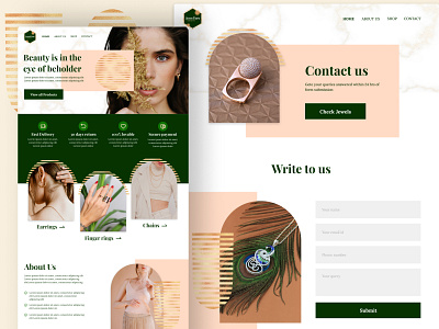 JewelOre-Jewellery Ecommerce Design(Check Uplabs for purchasing) creative design design ecommerce ecommerce website jewellery website jewellery website design jewellery website design figma ui uidesign