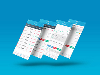 UI Proposal Financial App app financial iphone ui ux