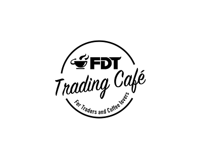 Trading Cafe Logo cafe fdt taiwan trading
