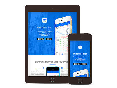 ForexMaster Landing page app forexmaster trading