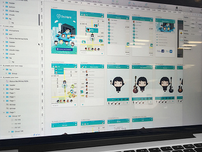 New I'm Here UI iphone sketch ui