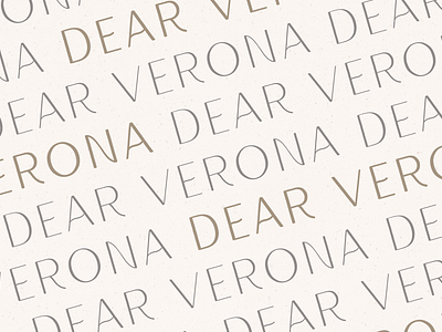 Dear Verona Hand Drawn Font