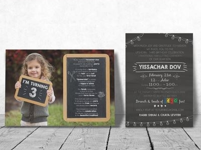 Chalkboard Birthday Invite