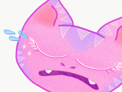 Sad Cat cat illustration sad sticker