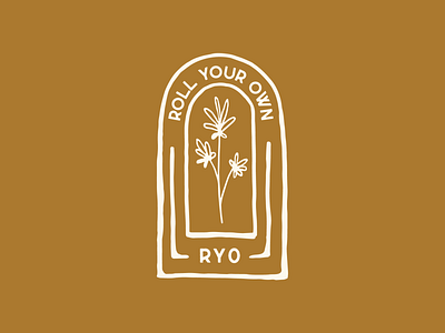 RYO – Badge Design brand identity branding cannabis design cannabis logo illustration logo plant vector