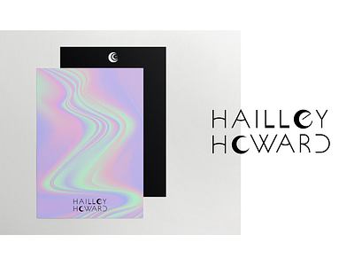 Hailley Howard Branding – Part 3 black and white logo brand identity branding custom type logo minimalism moon photography photography branding photography logo typography wordmark logo