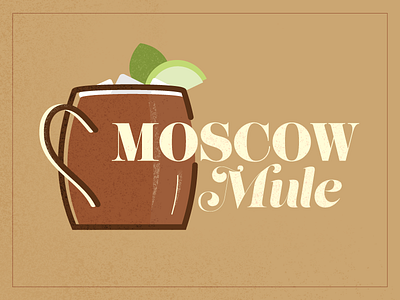 Moscow Mule alchohol drink illustration mixed moscow moscow mule mule