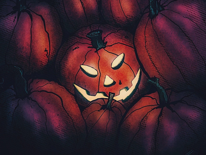 Spooky pumpkin by Maddy Yost on Dribbble