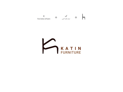 KATIN Furniture adobe illustrator branding chair design furniture illustration illustrator iran letter logo logo design logodesign persian vector
