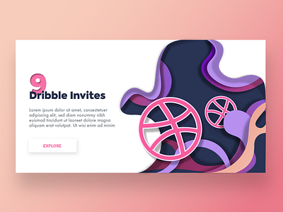 Dribbble Invites Giveaway design digital art dribbble dribbble invites invites invites giveaway typography ui vector web