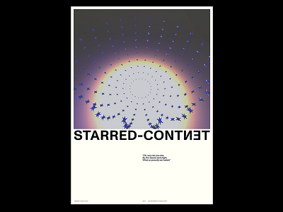 STARRED CONTENT 3d design illustration maya maya 3d poster type