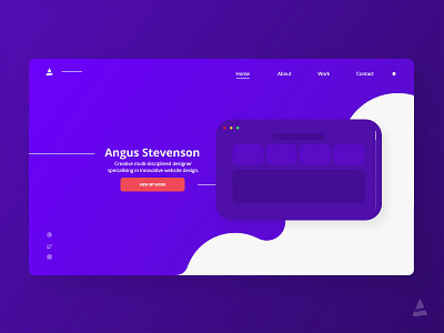 Personal portfolio landing page