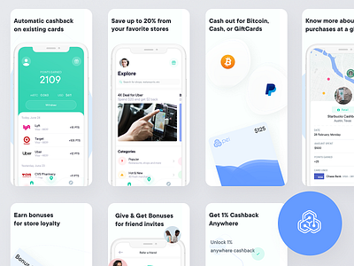 Pei - Fintech Cashback App Shop Window animation application bitcoin crypto financial financial advisor financial app financial services fintech freelance illustration ios ios app iot iphone minimal mobile shop window ui uidesign