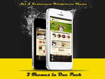 Spa & Restaurant WP Themes in One pack!