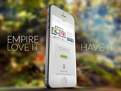 Empire our new work! blog business corporate design creative html5 modern multipurpose portfolio responsive web design wordpress