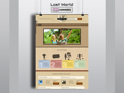 Lost World - Travel, Hotel Woo Commerce WordPress responsive retro shop theme tour tourisum travel theme vintage web design woocommerce wordpres theme