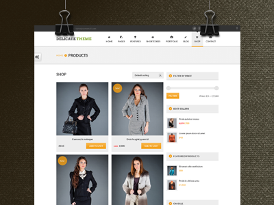 Delicate Latest Update! delciate product responsive shop shopping web design woocommerce wordpress theme
