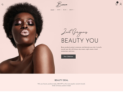 Beauty Cosmetics Shop beautytemplate beautywebsite cosmetictemplate cosmeticwebdesign wordpress