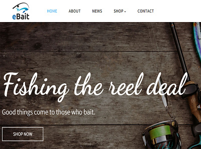 eBait - Hunting, Fishing Shop Shopify Theme ecommerce responsive theme web design wordpress