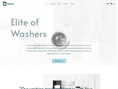 Boom - Swirl Washing Machine Shopify Theme design dragdropshopify parallax responsive shopifytheme washingshopify webdesign webdevelopment website website design