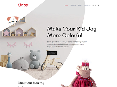 Boom - Kidoy Shopify Theme design ecommerce ecommercetheme oneproduct responsive shopify theme web design webpage website design
