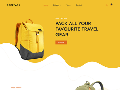 Boom-Backpack Shopify Theme design ecommerce graphic design responsive shopifytheme theme ui web design website website design