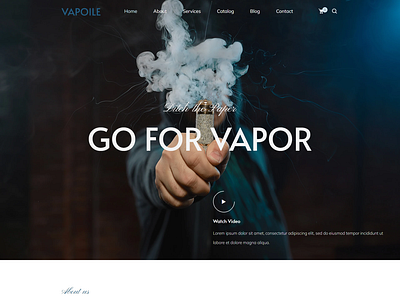 Boom - Vapoile Shopify Theme design ecommerce graphic design oneproduct responsive shopify theme ui web design website