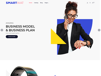 Boom-SmartWat Shopify Theme design ecommerce responsive shopify template theme watchstore watchtheme web design website website design
