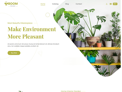 Boom - Interior Plants Shopify Theme design theme one product theme responsive theme uiux web design webdeveloper website website design