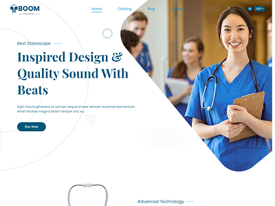 Bomm- Stethoscope Shopify Theme design graphic design responsive shopifytheme theme ui web design website website design