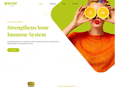 Boom-Fresh Juice Shopify Theme ecommerce graphic design responsive shopifytheme theme uiux web design webdeveloper website website design