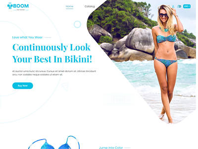 Boom-Beach Bikini Shopify Theme design graphic design responsive shopifytheme theme web web design website website design websitedesigner