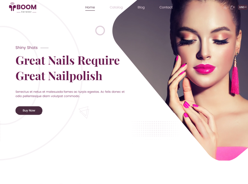 One Product Multipurpose Shopify Theme - Boom by DesignThemes on Dribbble