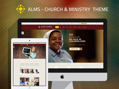 Alms - Church & NGO Responsive WordPress Theme charity church donation fund god ministry ngo non profit people poverty religion