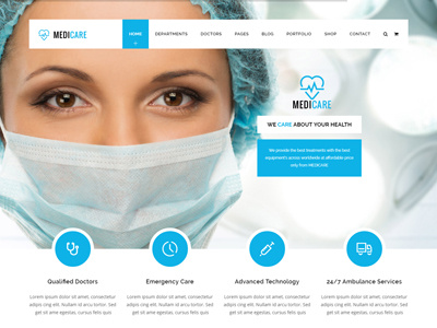 VEDA Medical Demo dentist doctor ecommerce health hospital medical responsive theme web design website design wordpress