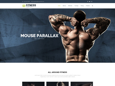 Veda Gym Demo beauty fitness gym health responsive sports theme web web design website wordpress