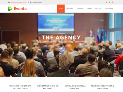 VEDA Organizer Demo ecommerce event organizer responsive theme web design website website design wordpress