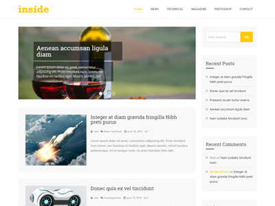 VEDA Inside Demo blog creative personal responsive theme web design website website design wordpress