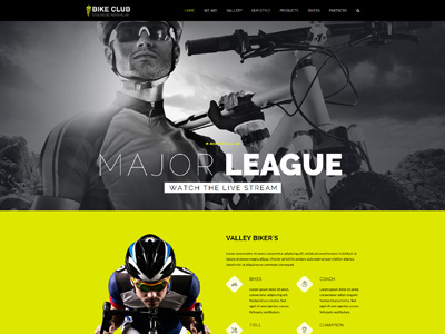 VEDA Bike Demo bike ecommerce responsive shop sports theme vechicle web design website website design wordpress