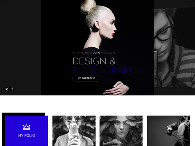 VEDA Personal Portfolio Demo illustrator personal photographer portfolio responsive theme web design website website design wordpress