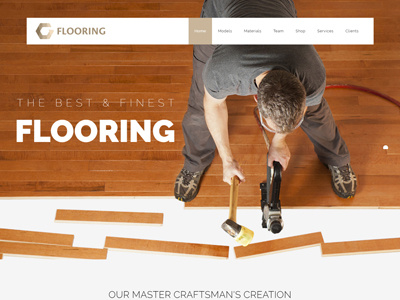 VEDA Flooring Demo carpenter ecommerce flooring interior responsive theme web design website website design wordpress