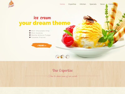 Foods WordPress Theme bakery bar cafe food responsive restaurant theme web design website website design wordpress